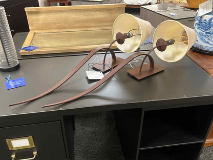 Hubbardton Forge Pair of 'Sweeping Taper' Sconces