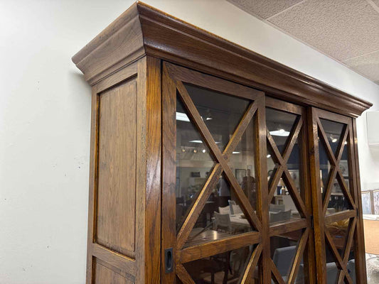 Crate & Barrel Sliding Door China Cabinet