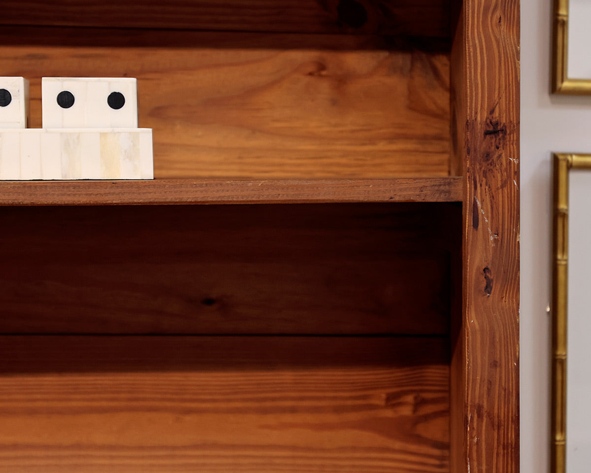 Pine Rustic Bookcase