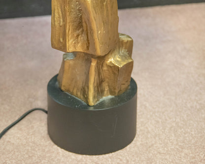 Pair of RH Brutalist Cubist Buffet Lamps