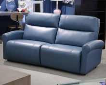 Circle Furniture Elran Robins Egg Blue Dual Reclining Loveseat