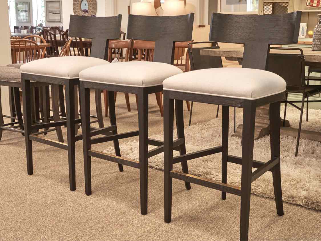 Set of 3 RH Black finish  Bar Stools