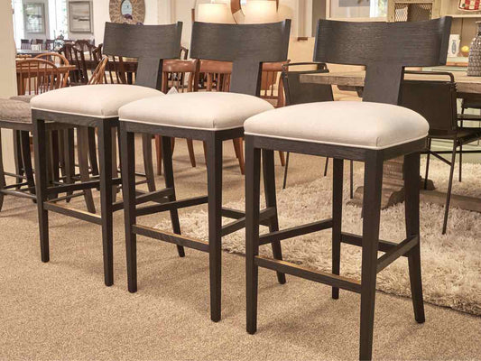 Set of 3 RH Black finish  Bar Stools
