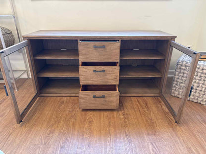 Ethan Allen 3-Drawer Media Console