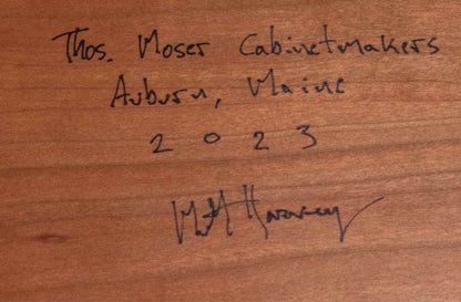 Thomas Moser Natural Cherry Oval  Cocktail Table