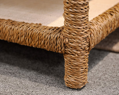 Woven Rattan Etagere