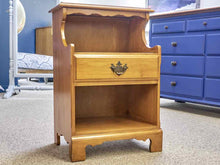 Pair of Randolph House Solid Rock Maple One Drawer Nightstands