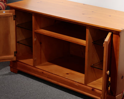Pine Media Cabinet