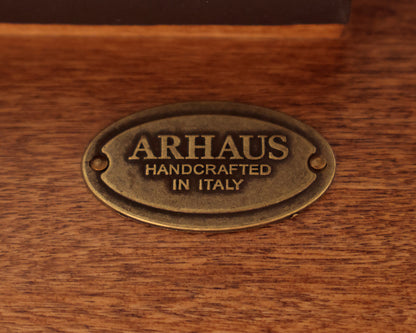 Arhaus Distressed Double Pedestal Dining Table