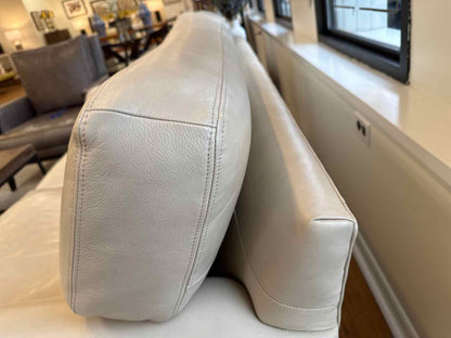 Ethan Allen 'Conor' Leather Loveseat