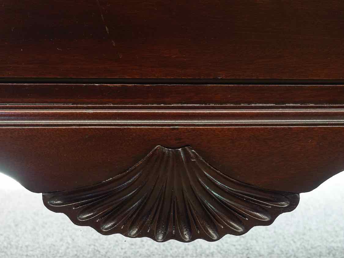 Solid Mahogany Queen Anne 6 Drawer Chest