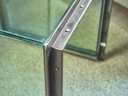 Iron & Glass Side Table