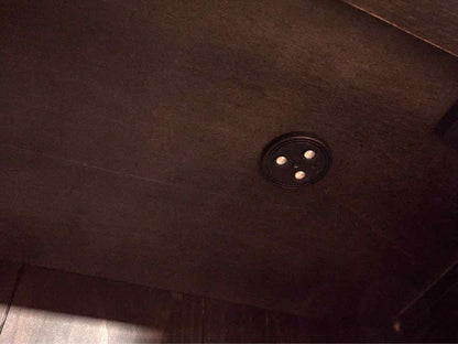 ' Driftwood Charcoal' Finish 2 Glass Door 1 Drawer 3 Shelf  Display Cabinet