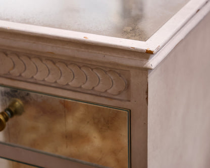 Pair of Anthropologie Mirrored Mirelle Nightstands