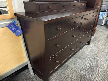 Pottery Barn 'Farmhouse' 6-Drawer Dresser w/ Mirror