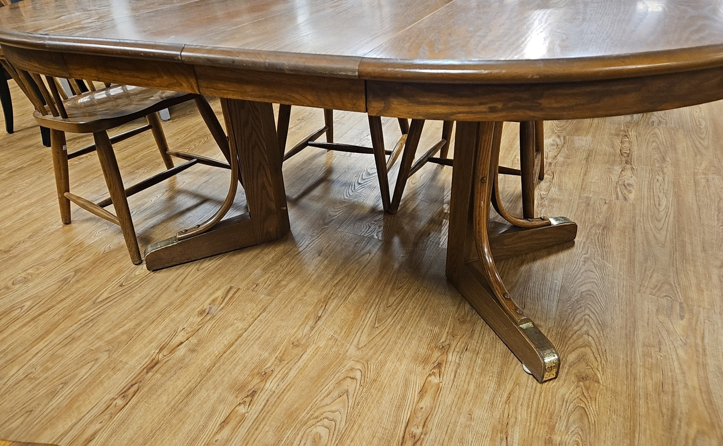 Richardson Brothers Oak Table & 6 Chair Set