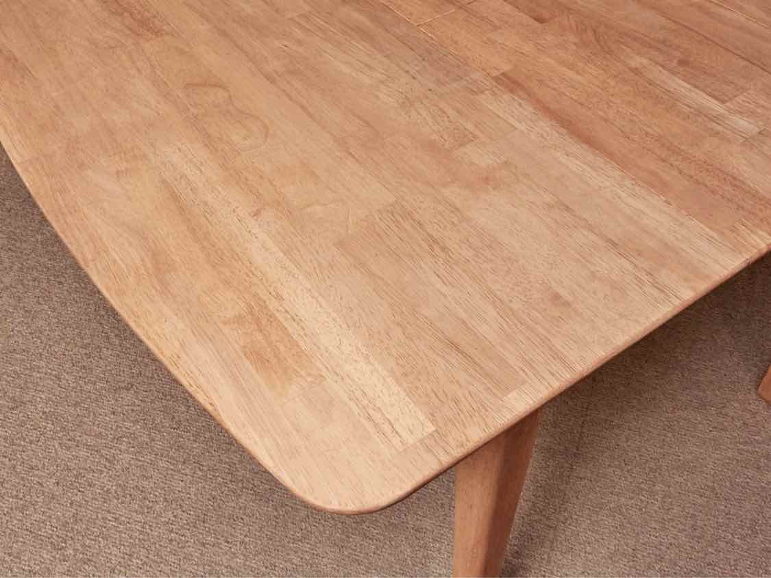 Natural Poplar Shaker Style legs 11.75" Butterfly Leaf Dining Table