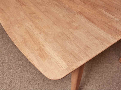Natural Poplar Shaker Style legs 11.75" Butterfly Leaf Dining Table