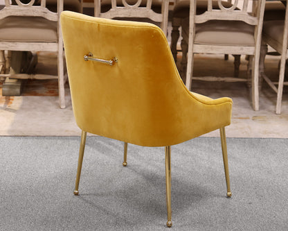 Set of (6) Anthropologie Elowen Chairs in Performance Velvet