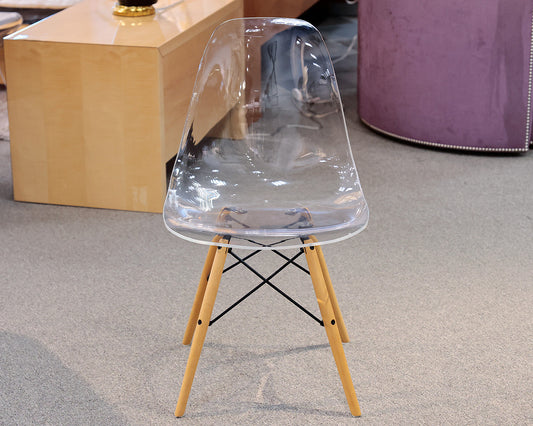 Contemporary Acrylic Office Chair