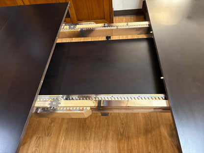 Bermex Extension Oval Dining Table in Espresso