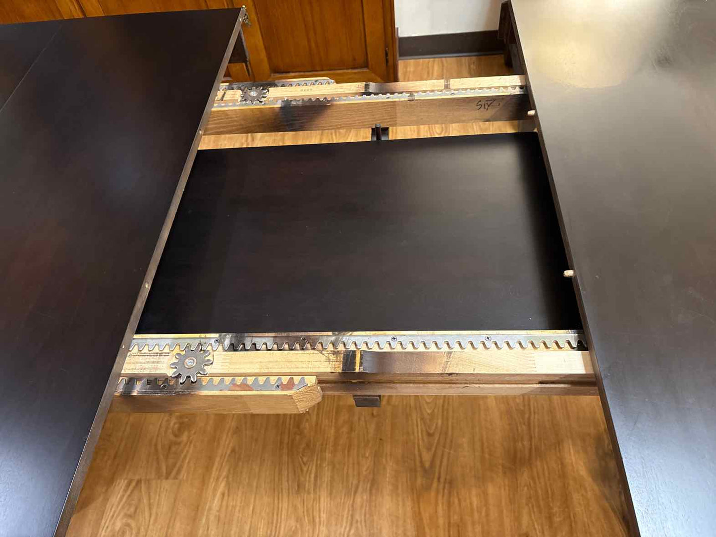 Bermex Extension Oval Dining Table in Espresso