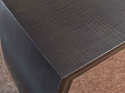 Ethan Allen Black Asian Waterfall  Console