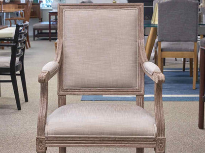 Set of 10 Restoration Hardware Vintage French Square Back Dining Chairs