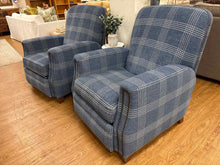 Pair of Ethan Allen 'Dean' Recliners