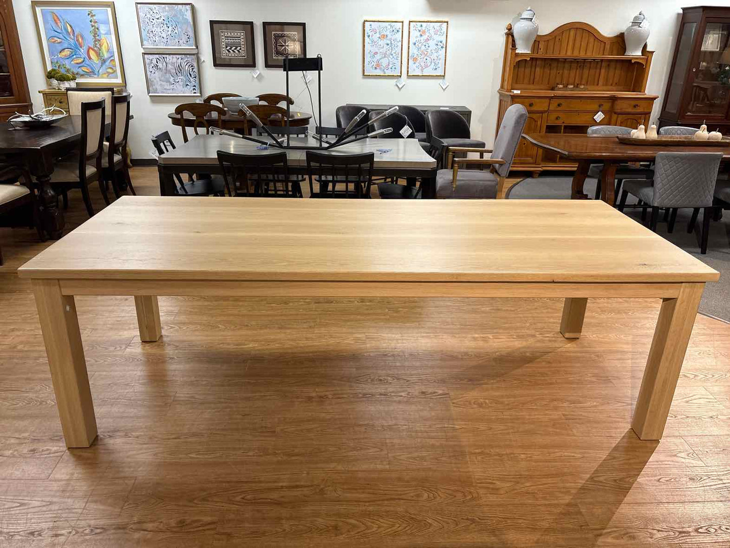 Kingston Krafts White Oak Dining Table