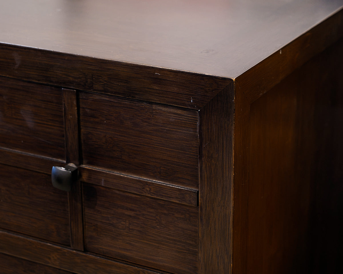 Crate & Barrel 6-Drawer Mahogany Dresser