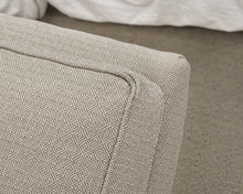 Rowe (2) Armchairs & Ottomon Set in Modern Beige and White