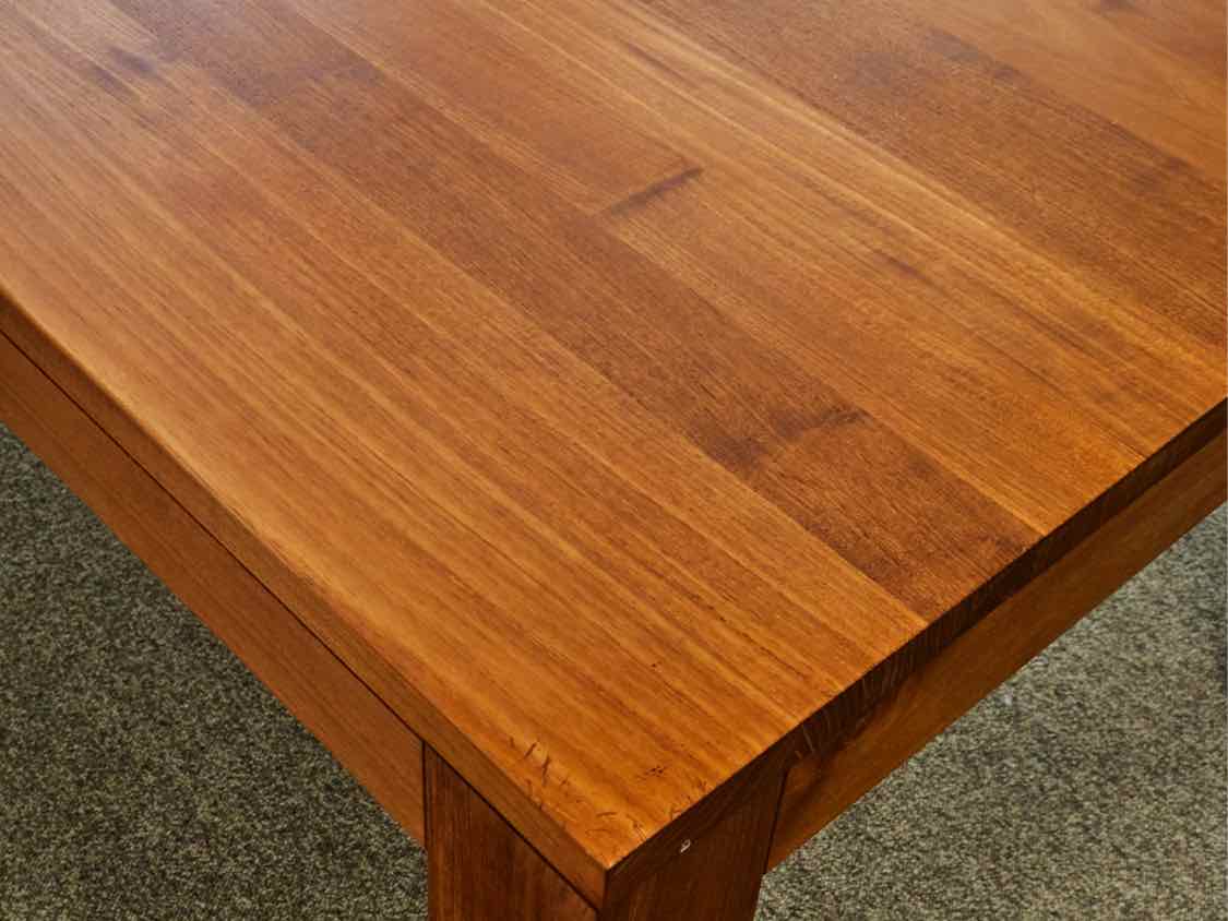 Lekker Teak  Dining Table with Parson Legs