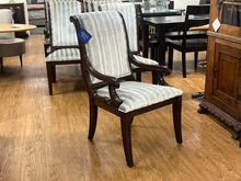 Set of 8 Teal and Ivory Drexel Dining Chairs