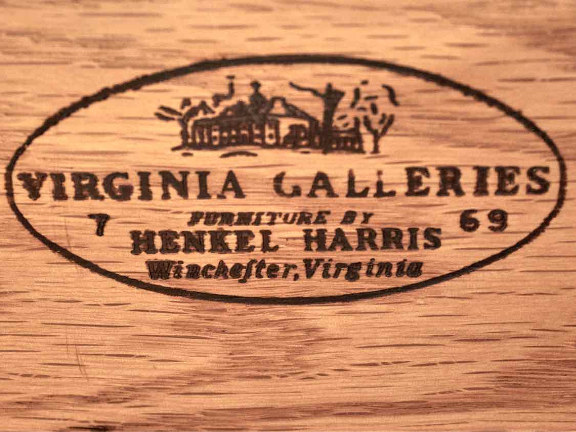 Henkel Harris Mahogany Serpentine Server