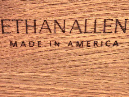 Ethan Allen Double Dresser in Espresso Finish Oak