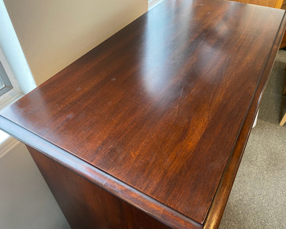 Mahogany Chest-on-Chest with Brass Pulls