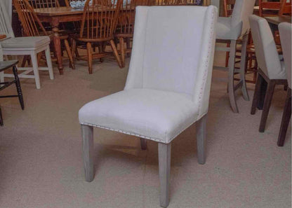 Set of 6 Universal Furniture Dining Chairs with Linen Upholstery