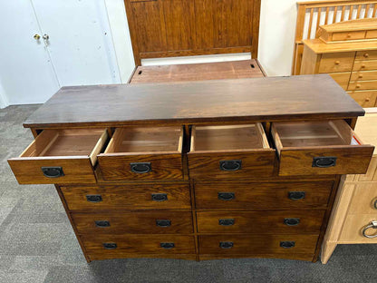 Intercon Furniture Oak Park 12-Drawer Dresser +  Mirror