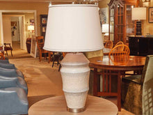 'Bexium Blue' Ceramic Table Lamp With Shade