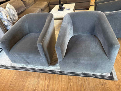 Pair of Mitchell Gold + Bob Williams 'Cooper' Swivel Chairs