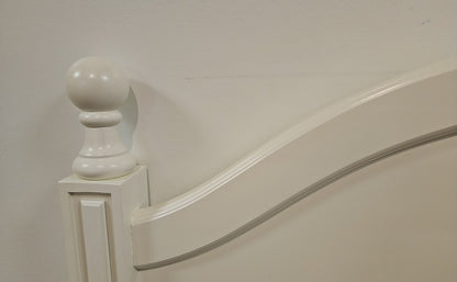 Pottery Barn Ivory Twin Bed