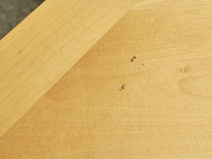 Poplar Wood 2 Drawer Nightstand