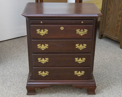Kincaid Dark Cherry Finish Four Drawer Nightstand