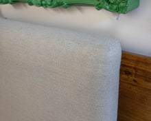 Pottery Barn Twin Platform Bed In Alabaster Performance Weave Fabric
