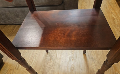 Side Table with Gallery Shelf