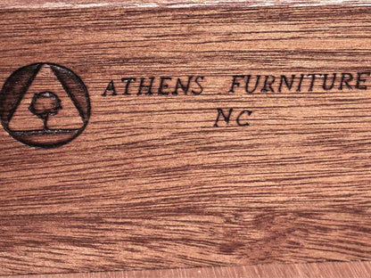 Pair of Athens Furniture Oak  2 Drawer Nightstands