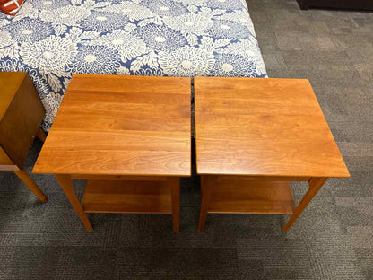 Circle Furniture Pair of Mid-Century Nightstand