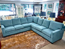Huntington House Three Piece Sectional in Teal