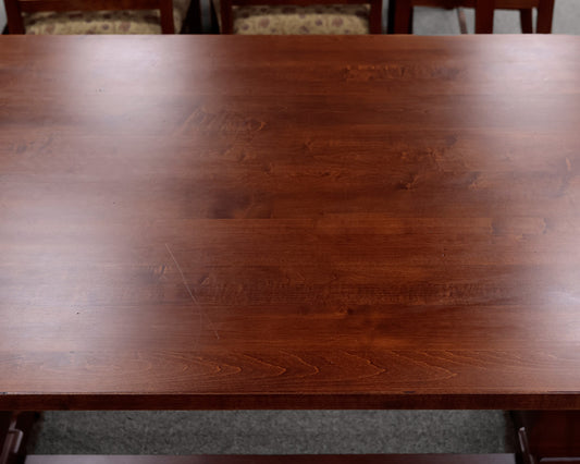 Ethan Allen Double Pedestal Dining Table